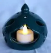 Herfa Awra Candle Holder (Green) (Ramadan)
