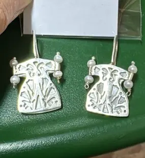 Earrings Kaftan (Kaftan Mother of pearls Hook)