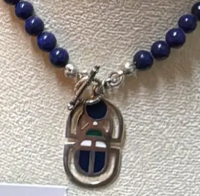 Necklace Go3ran (Lapis Go3ran necklace)
