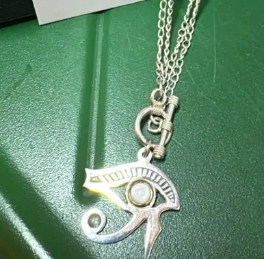 Necklace Horus (Double Silver Horous eyes)