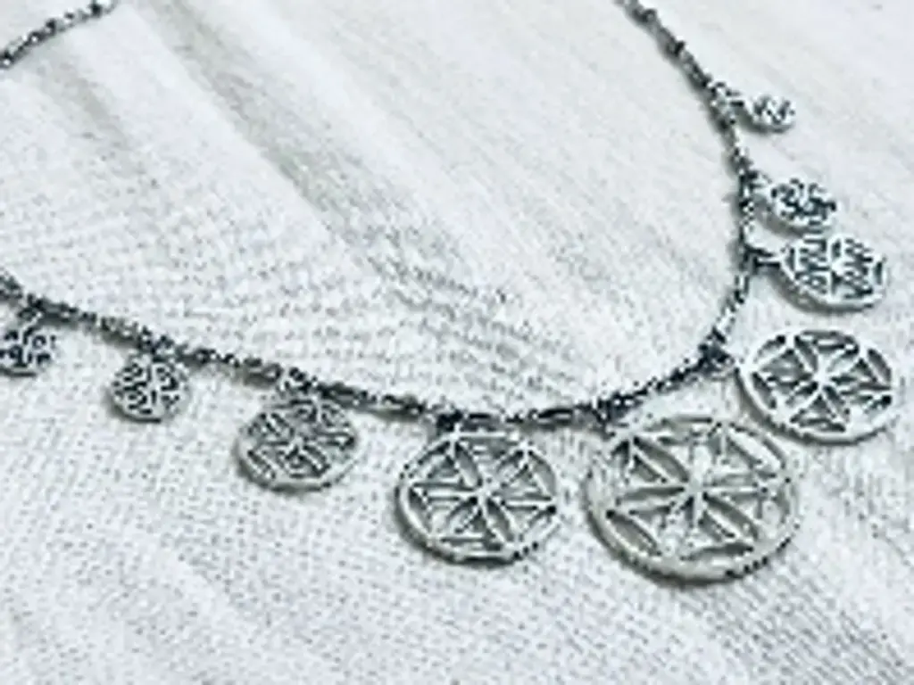 the progression necklace silver 