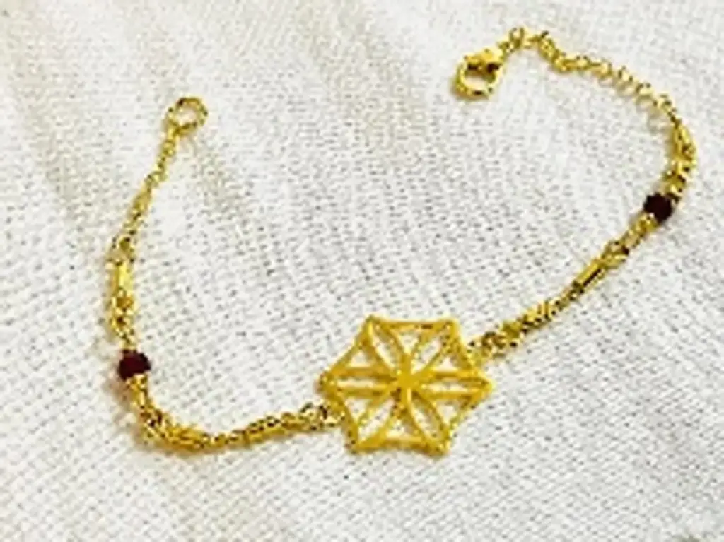 original empty seed of lifewithout circle gold size 2cm 