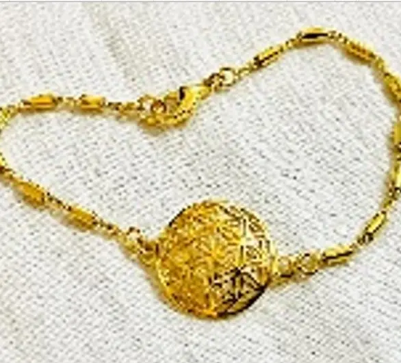 The seven circle gold bracelet 