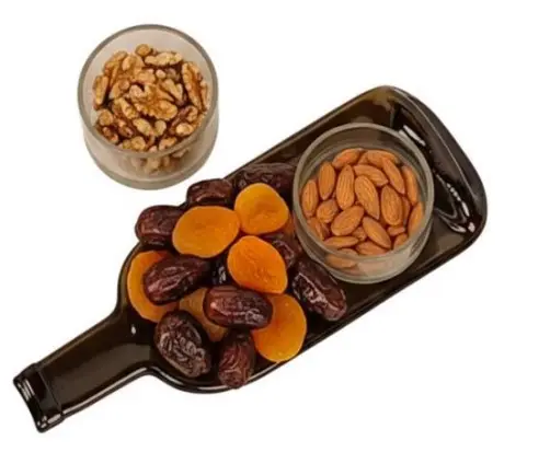 Ramadan Dates Platter (Set of platter with 2 bowls)