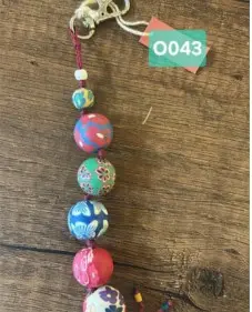 (O043) Artisanal Polymer clay key chain 