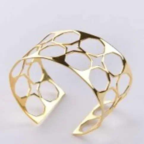 Barsbay eight-pointed lattice even edge cuff 
