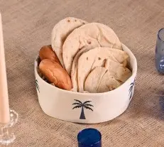 Blue Palm Breadbasket
