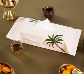 Tropical Palm Tissue Box
