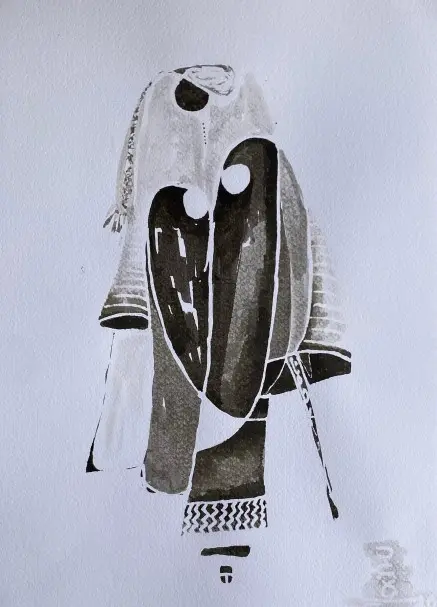 #18 Protect 42*30 CM Ink on cotton paper