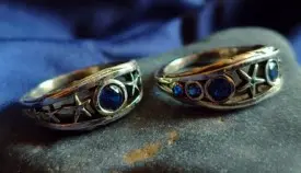 Nut &Geb stars Ring (Silver)