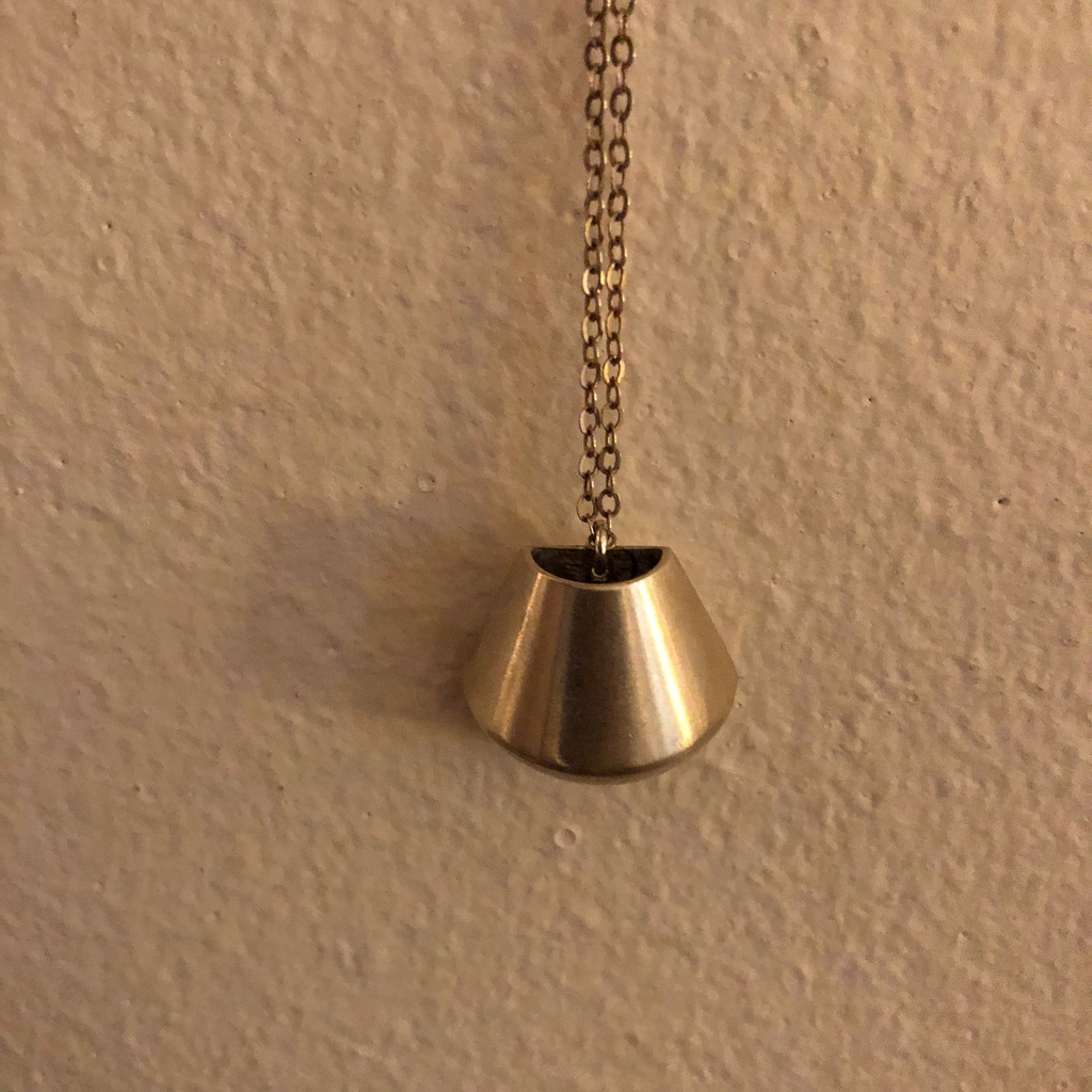 Half Round Bubble Form Necklace