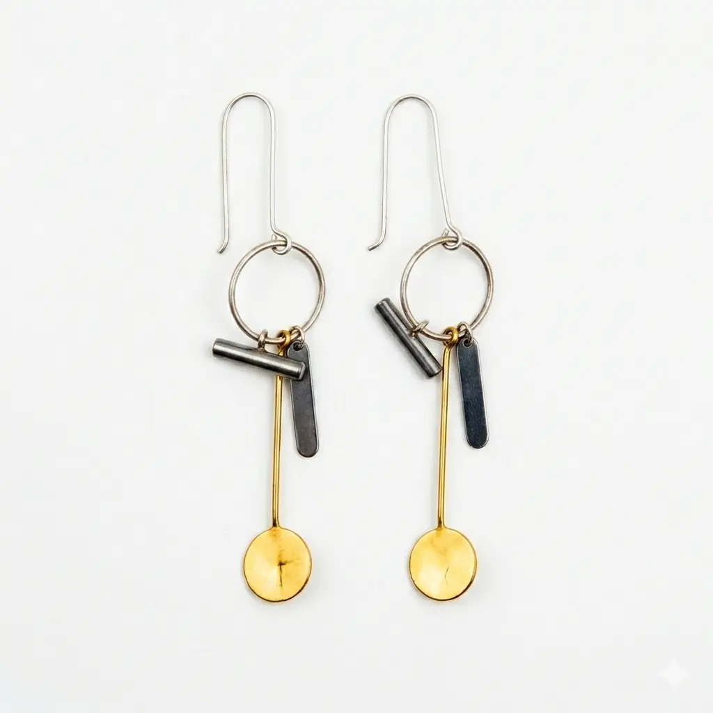 Hanging Cluster Earrings