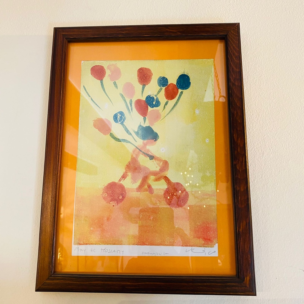 Girl On Bike with Baloons