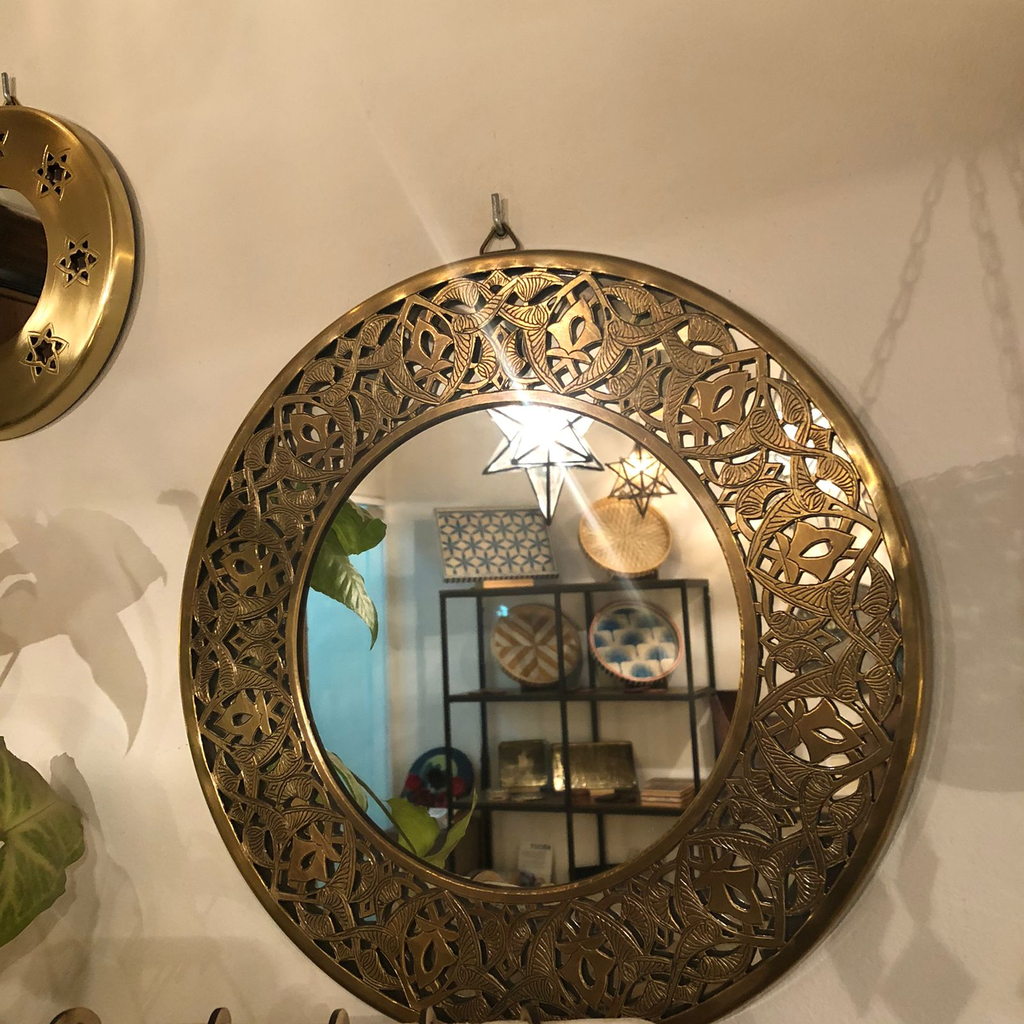 Brass Mirror
