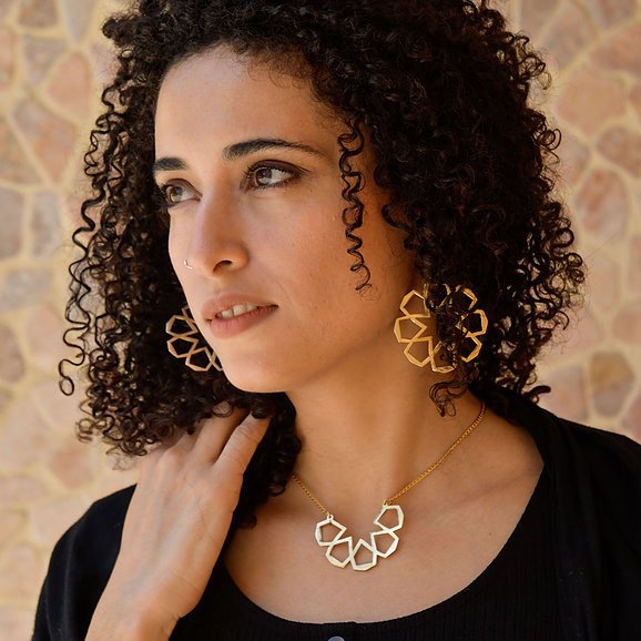 Eight Pointed Star Earrings