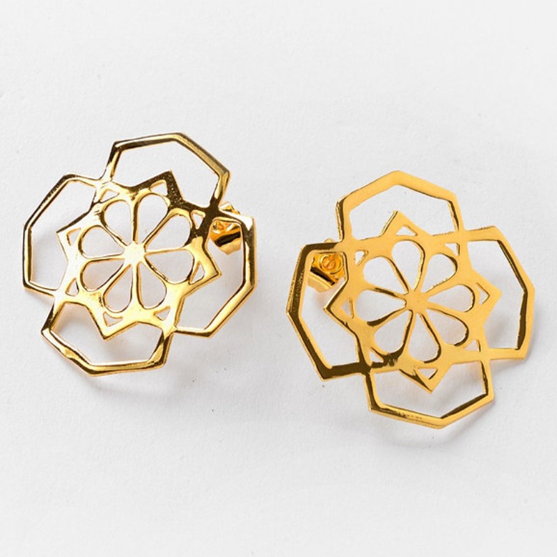 Minaret Pattern Earrings