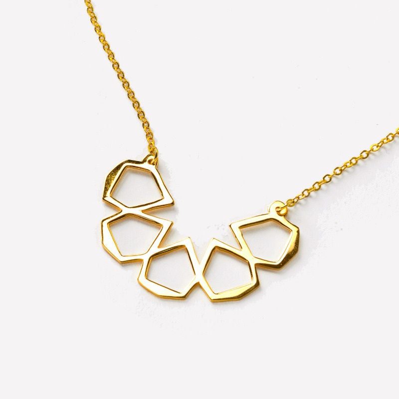 Half Eight Pointed Star Necklace