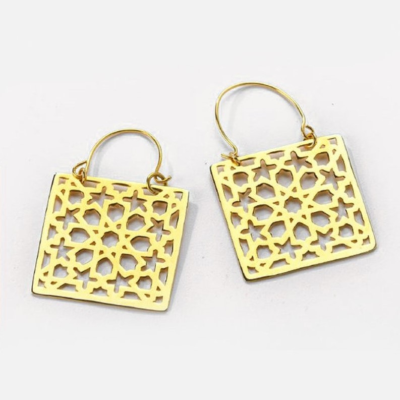 Gulshani Main Portal Motif Earrings 