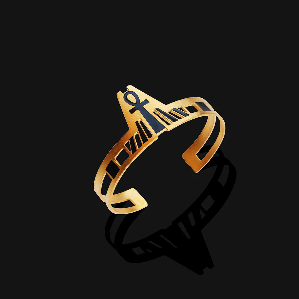 Ankh Enamel Bracelet