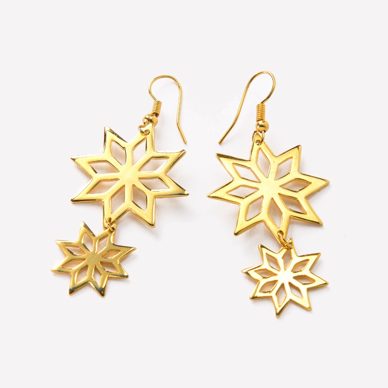 Soutra: Double Stars Earrings