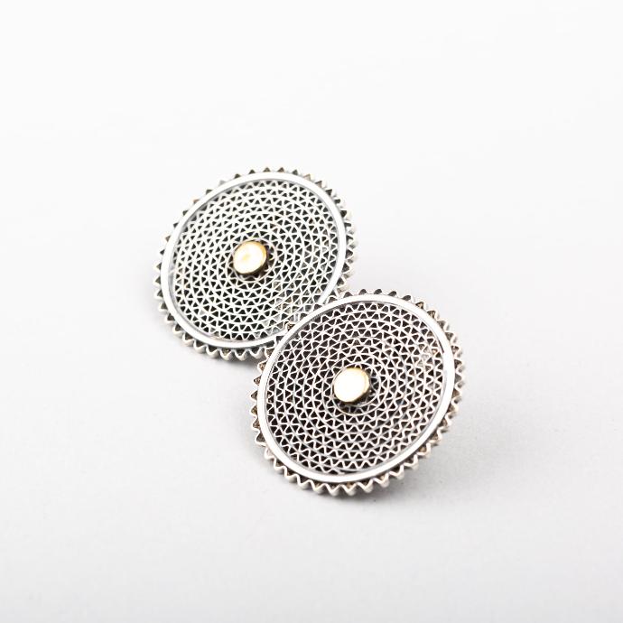 Filigree SunDisk Earrings