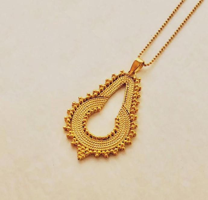 Filigree Key Chain Necklace