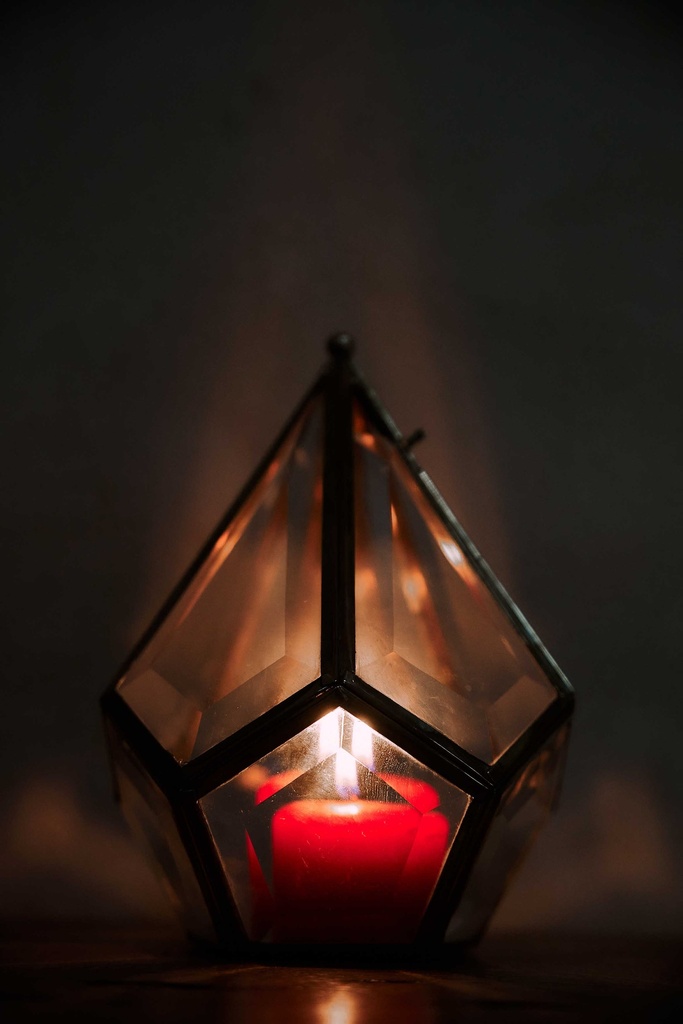 Beveled Kerkas Candle Holder