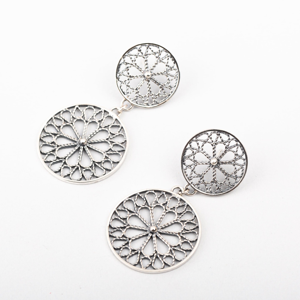 Filigree Mandala Earrings
