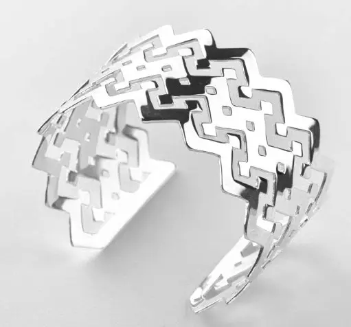 Mamluk textiles cuff with ragged edge 