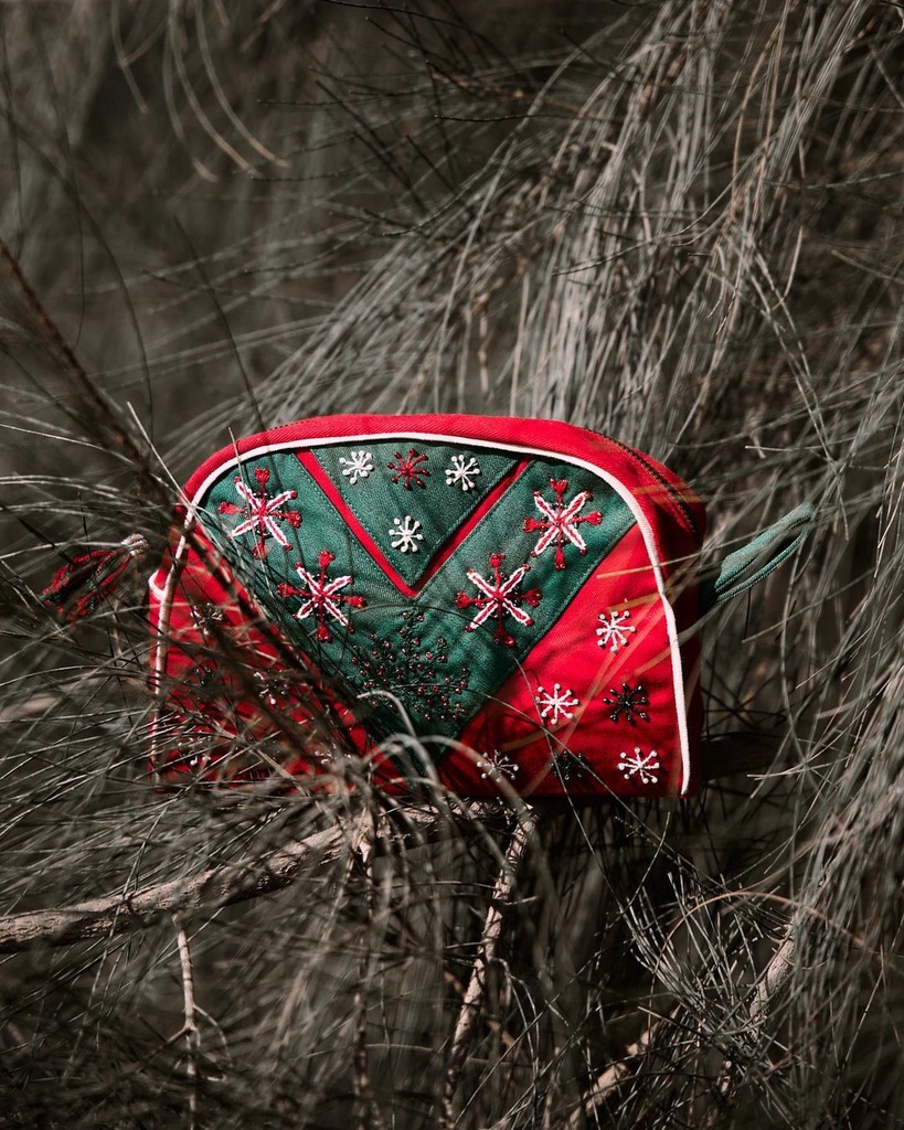 Red Christmas Pouch