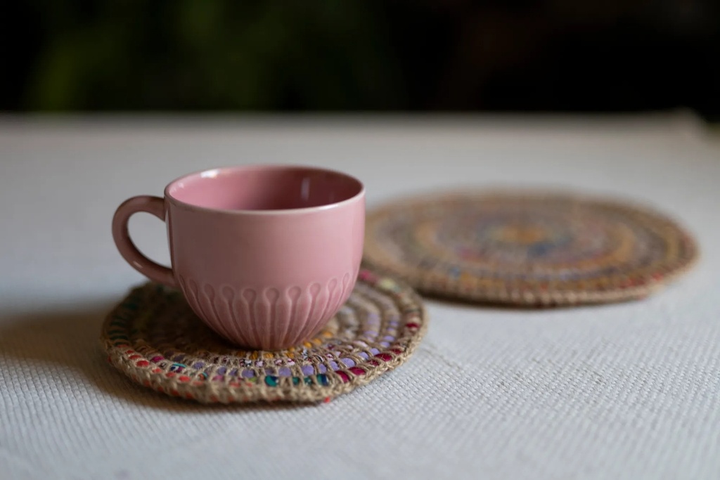 Fabric Cup Coaster (10 cm)