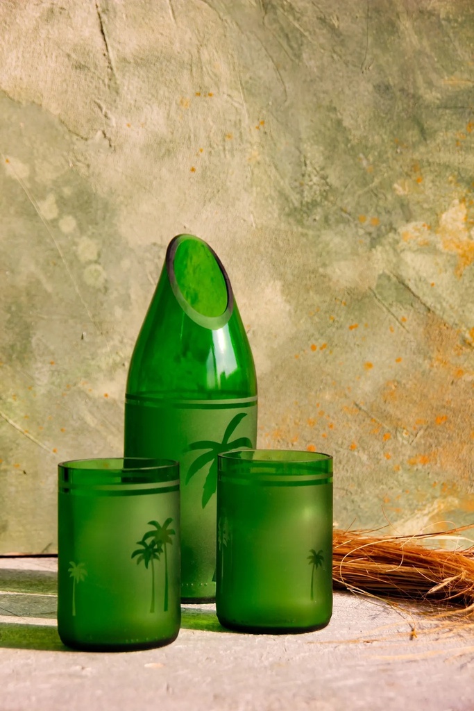 Palm Set (Set of 4 Glasses 250 ml & a Jug)
