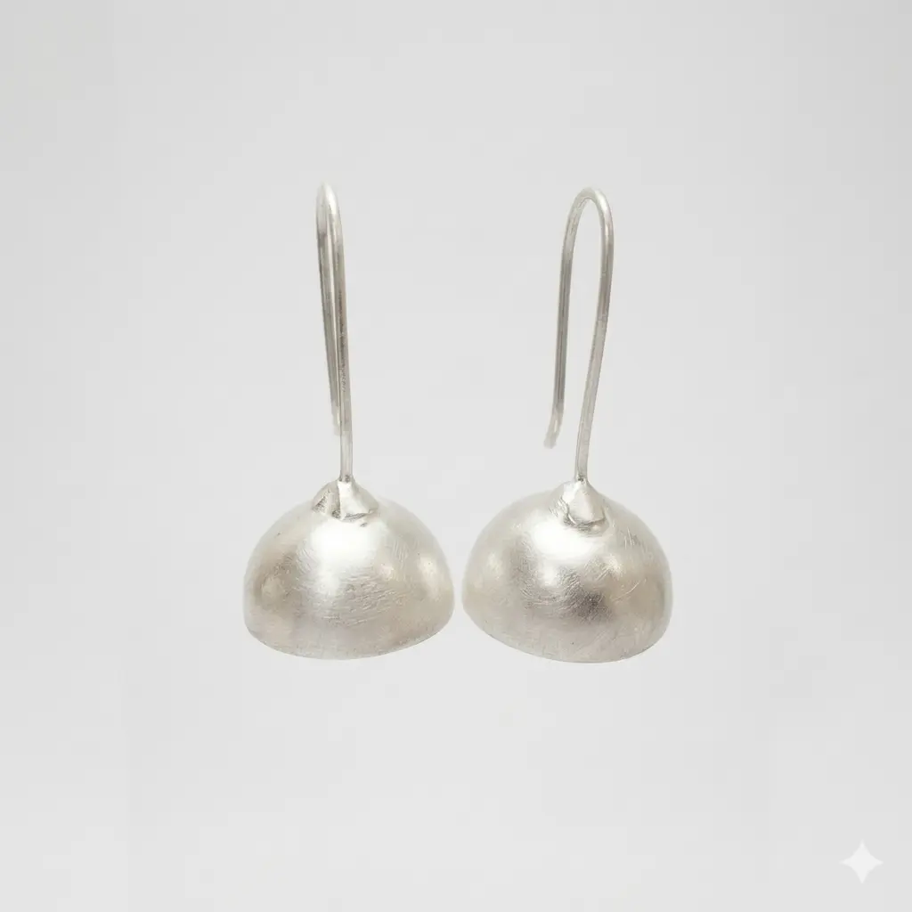 Mini Dome Drop Earrings