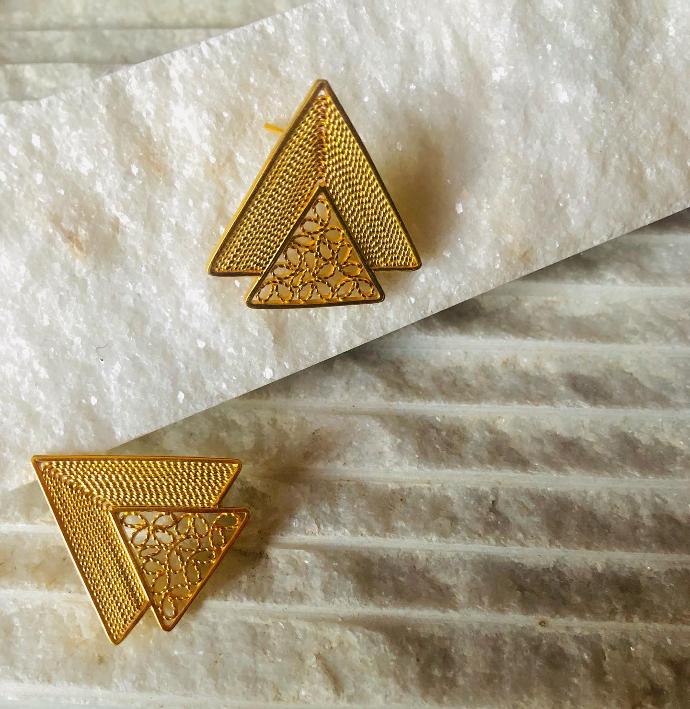 Pyramids Earrings