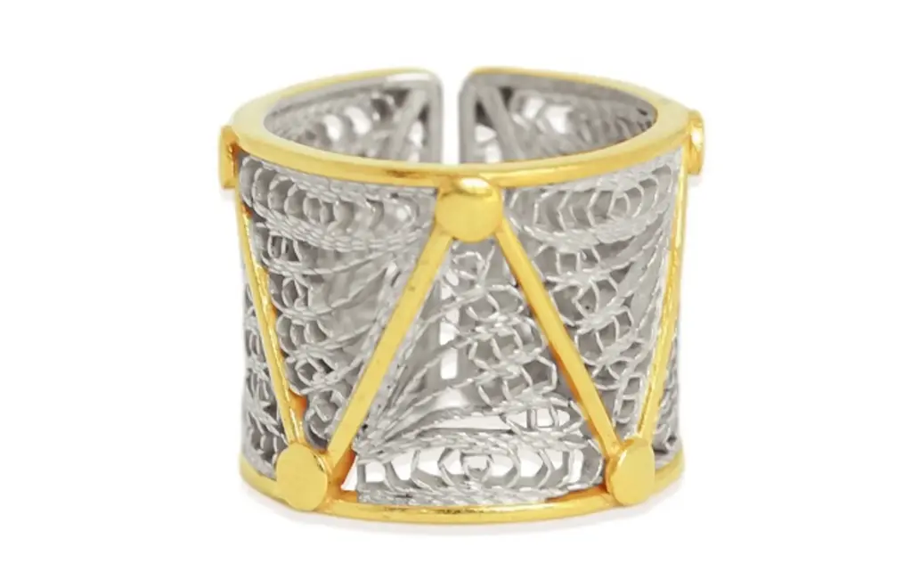 Triangles Filigree Ring