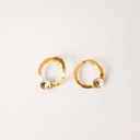 O Silhouette Stud Earrings