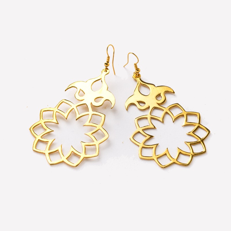 Gulshani dome pattern earrings 2