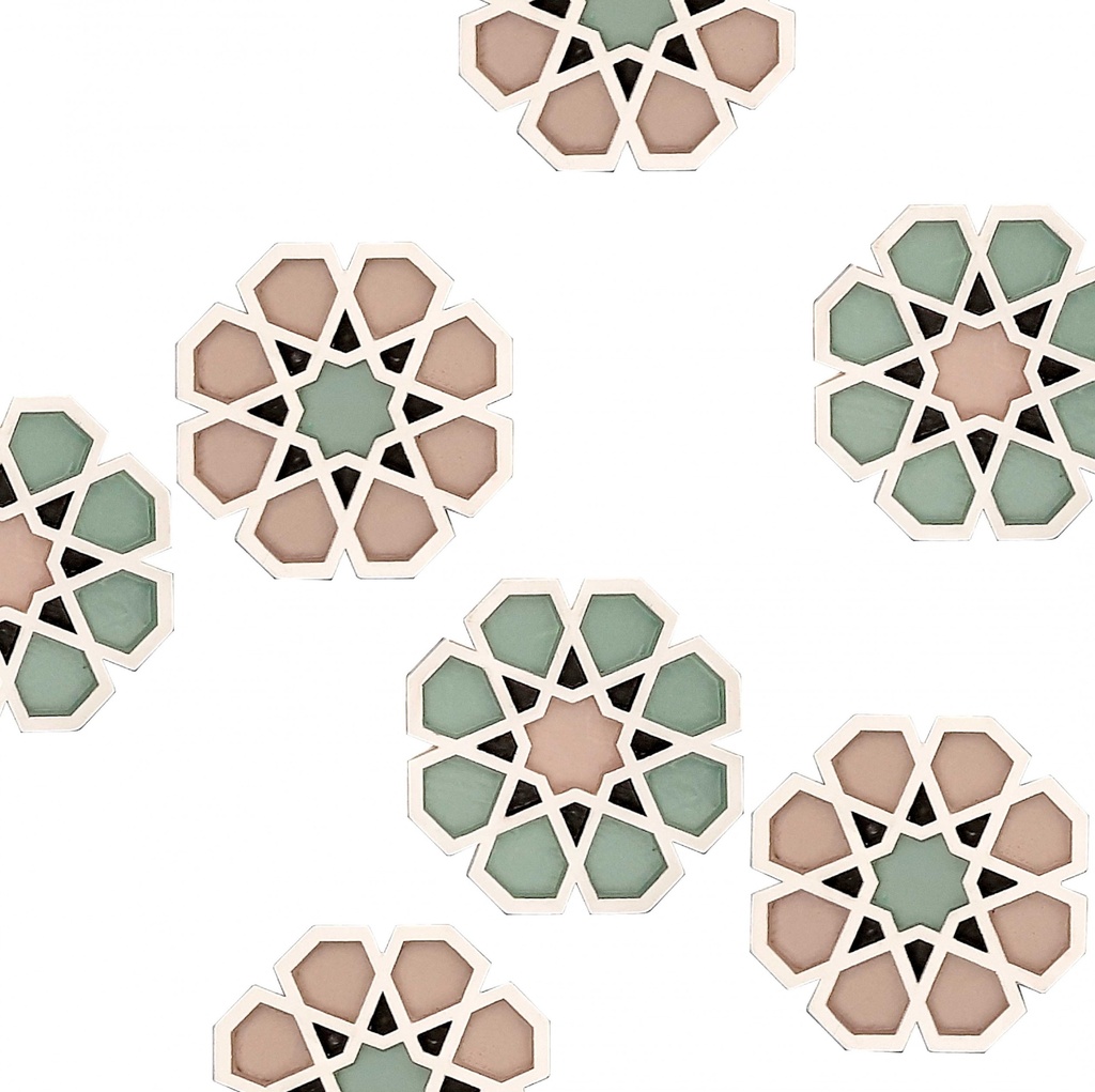 Eight-Pointed Star Coaster (Set of 2)