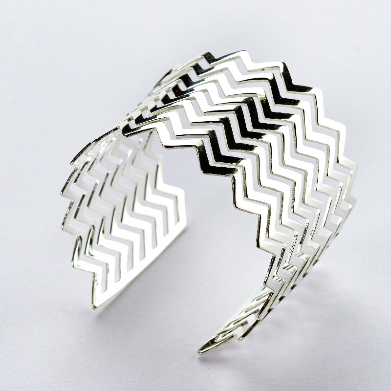 Chevron Dome Bracelet