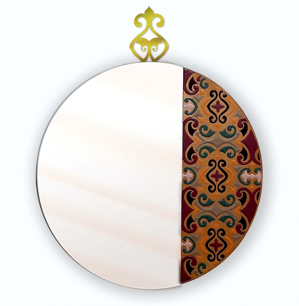 Rosette Mirror Frame 1