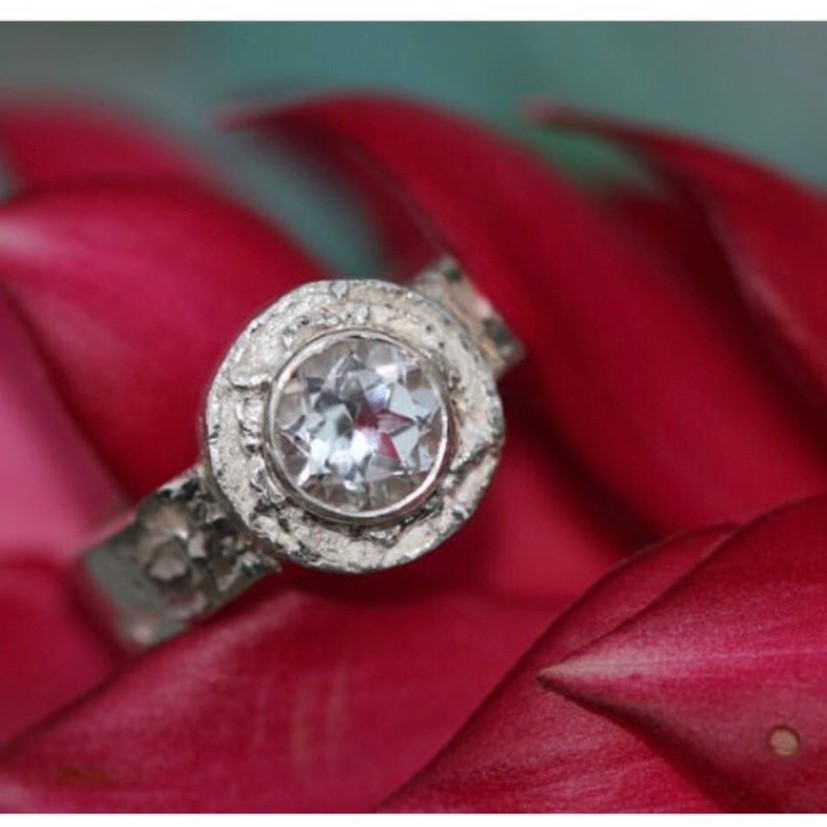 Crystal Iceberg Ring