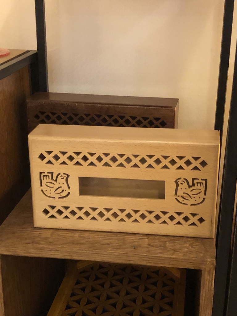 Folk Bird Tissue Box