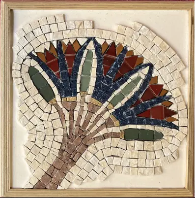 Lotus Flower2 - FramedWithout Background- (24x24cm)