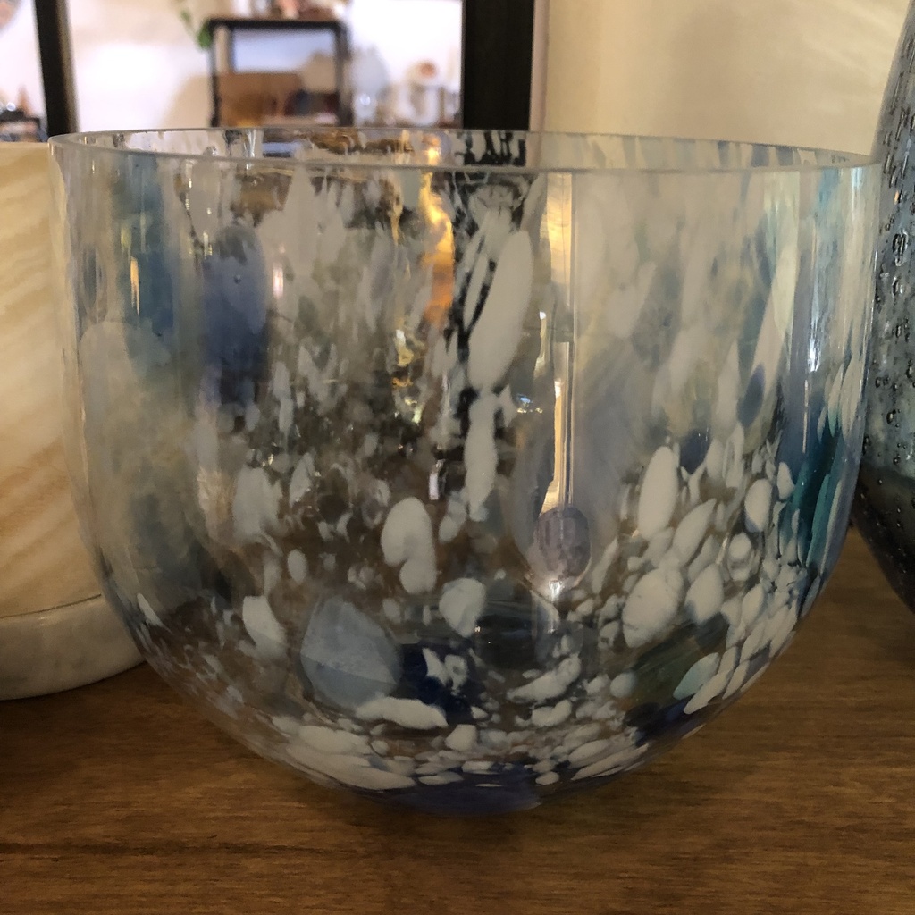 Bow Blue White/Medium