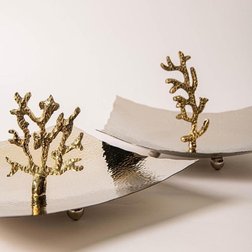 [TOU03002] Leaves Squeezed Plate