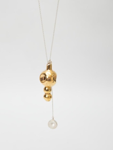 [FFA01070] Retractable Dome Necklace