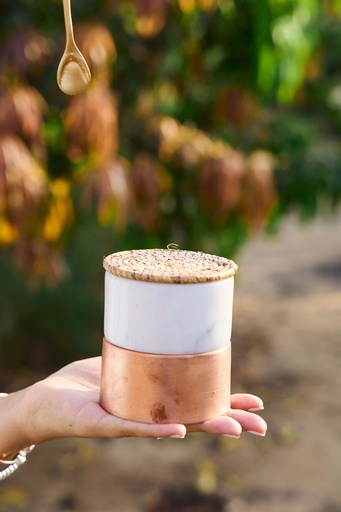Salt And Pepper Dispenser Marble Granite ( Copper )