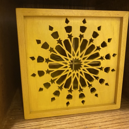 Square Geometric Flower Box