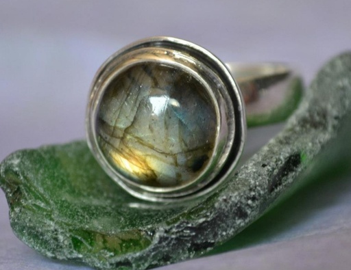 [JJE01053] Sea Treasure Labradorite Ring