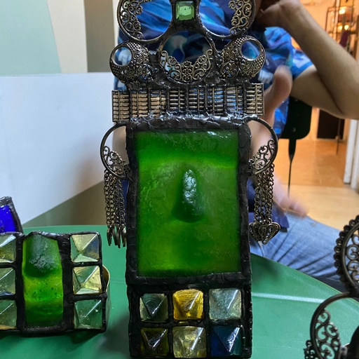 [HGF03002] Face Large Candle holder